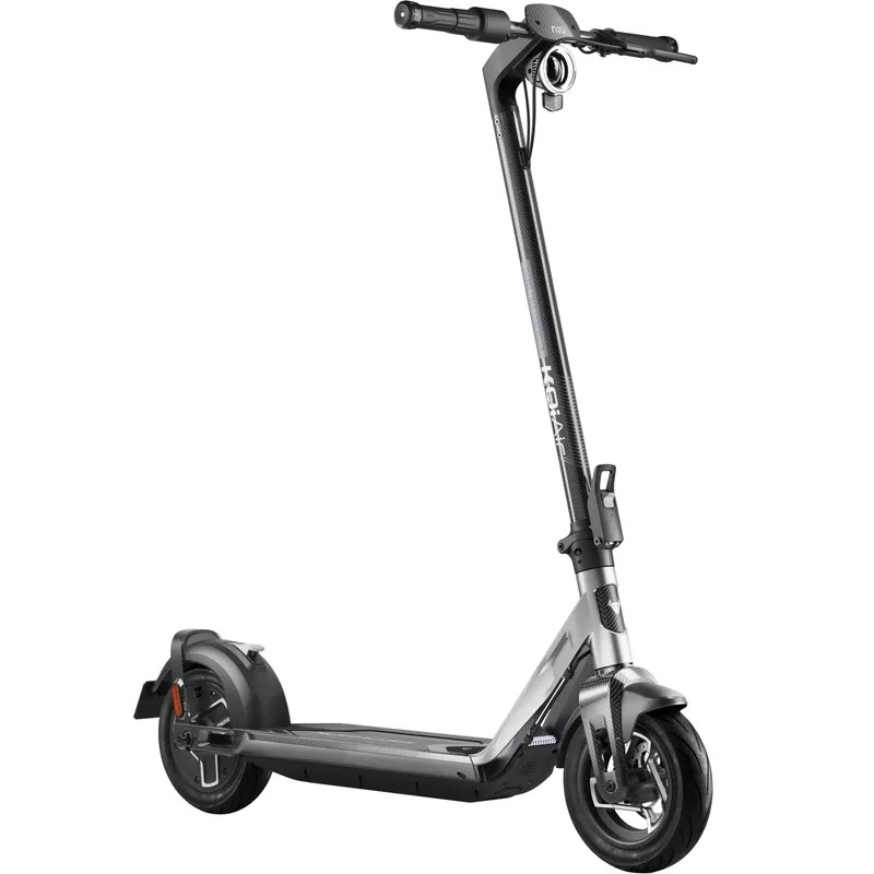 NIU - KQi Air Carbon Fiber Foldable Electric Kick Scooter w/ 31 mi Range & 20mph Max Speed - Black