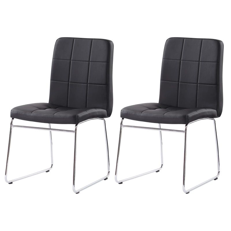 Sicotas Modern Dining Chairs (Set of 2) - N/A - Grey