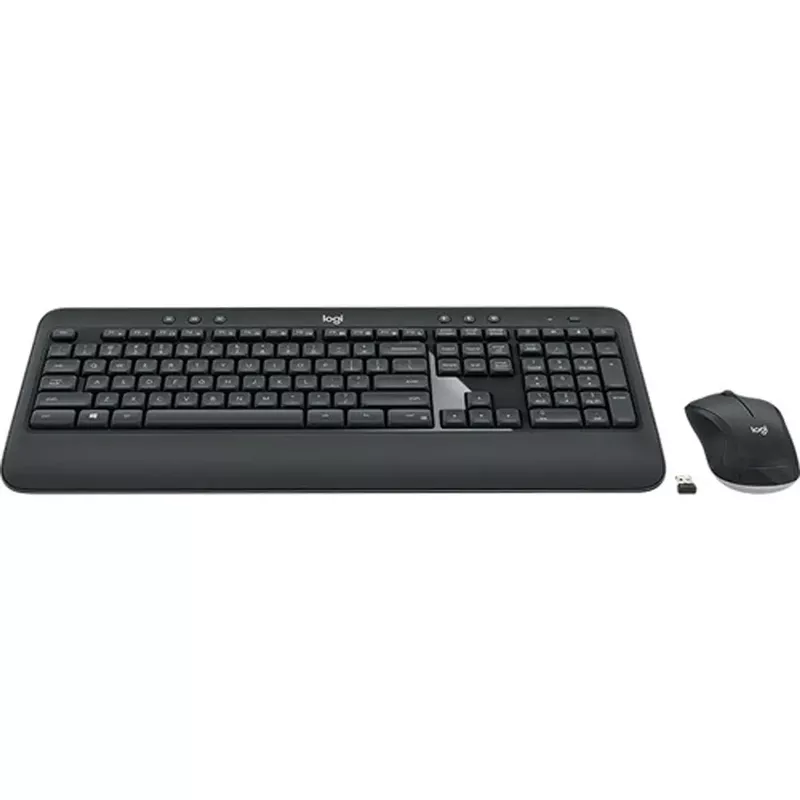 Logitech - MK540 Full-size Advanced Wireless Membrane Keyboard and Mouse Combo for PC - Black