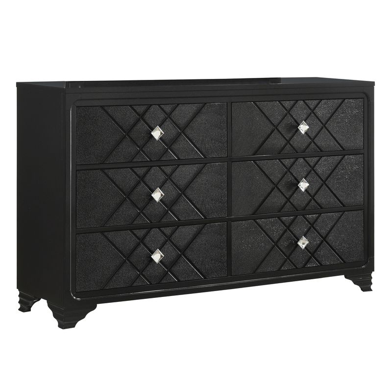 Coaster Furniture Penelope Midnight Star and Black 5-piece Bedroom Set - Eastern King
