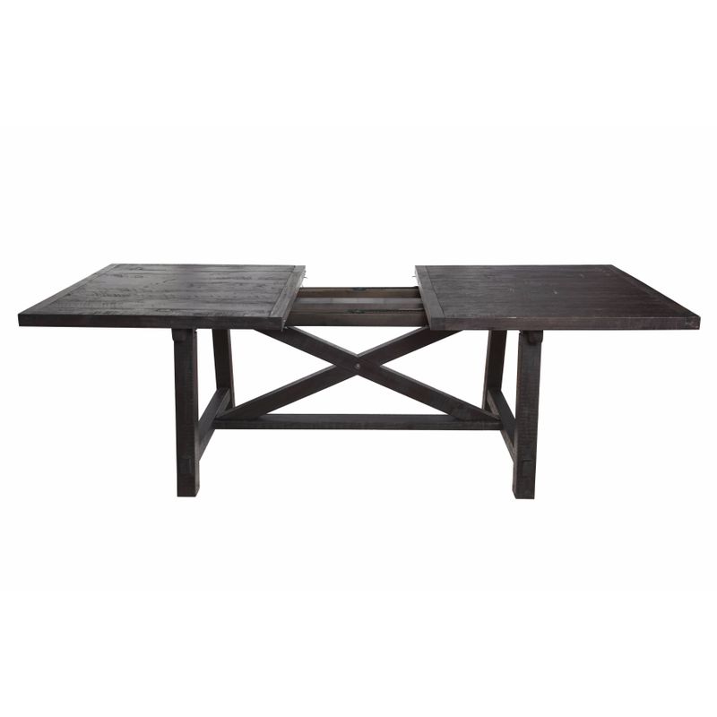 Industrial Solid Wood Rectangular Extension Table - Table
