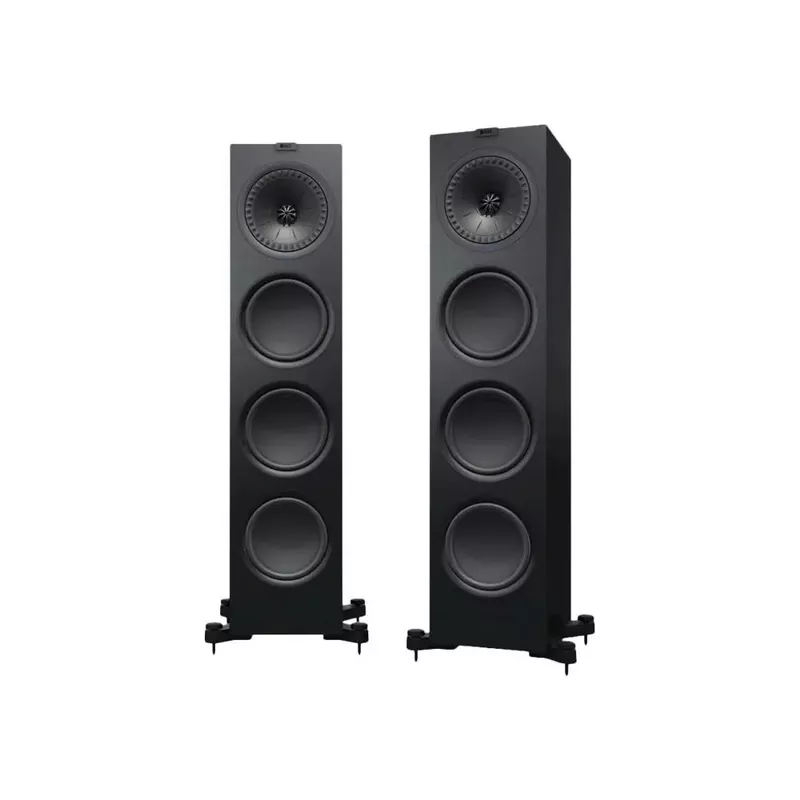 KEF - Q Series 8" 2.5-Way Floorstanding Speaker (Each) - Satin Black