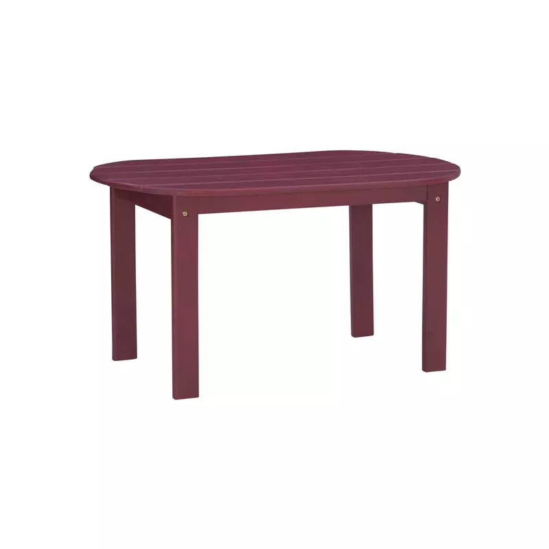 Rosebay Adriondack Coffee Table Red