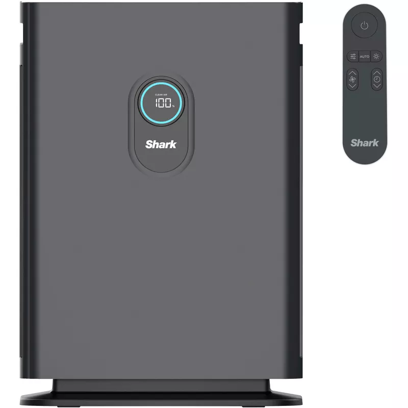 Shark - Air Purifier 4 with Anti-Allergen Multi-Filter & Advanced Odor Lock, 1,000 sq. ft. - Charcoal Gray