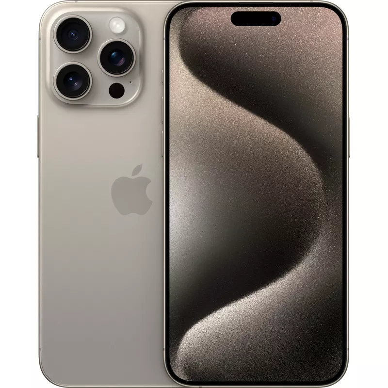 Apple - iPhone 15 Pro Max 256GB Natural Titanium (Universal)