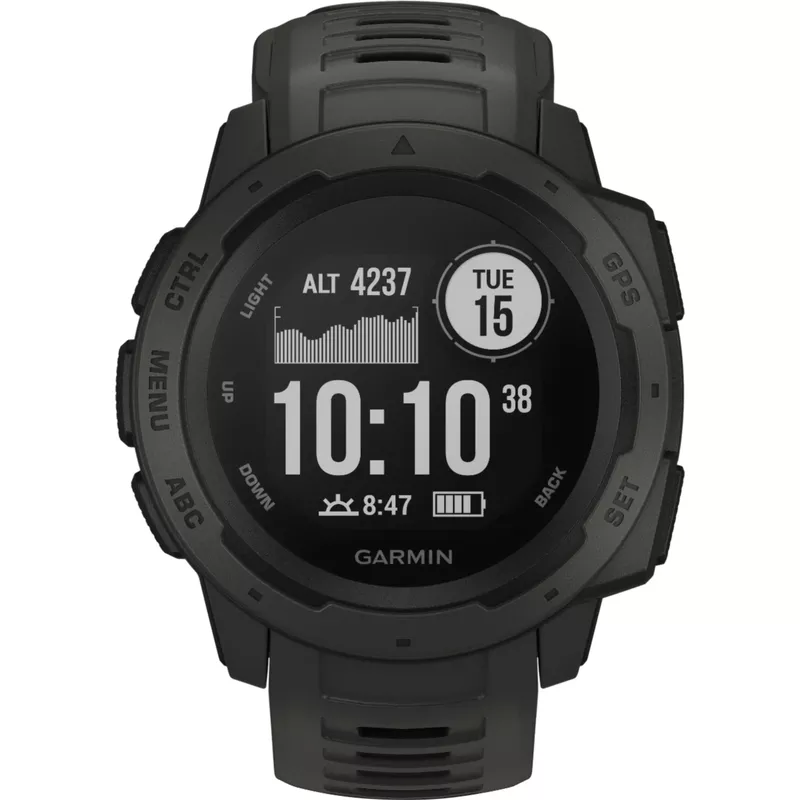 Garmin - Instinct GPS Smartwatch 45mm Fiber-Reinforced Polymer - Graphite