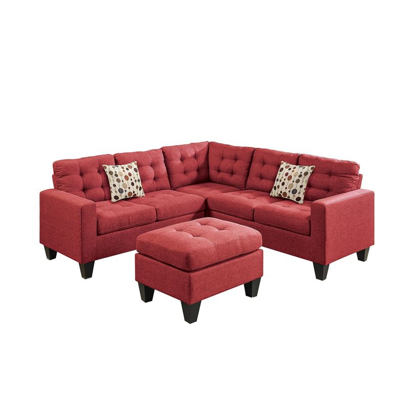 4 Piece Modular Sectional Sofa - Carmine