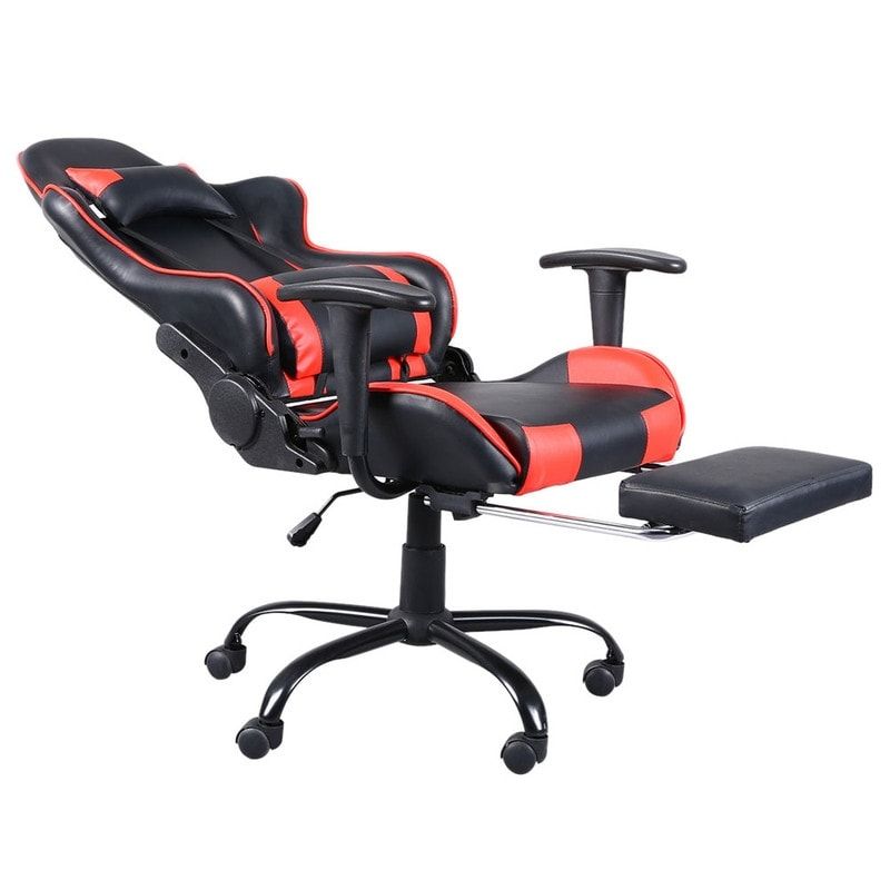Adjustable PC Gaming Chair for Adults - Black&Blue