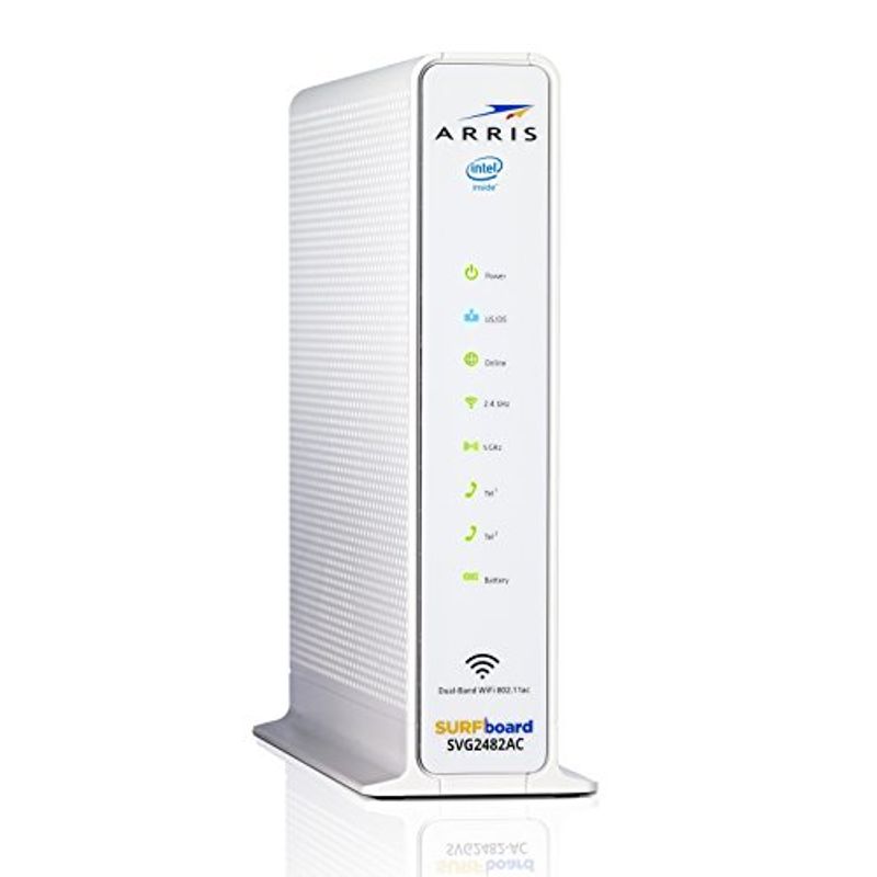 ARRIS Surfboard (24x8) DOCSIS 3.0 Cable Modem Plus AC1750 Dual Band Wi-Fi Router and Xfinity Telephone, 1 Gbps Max Speed, Certified for...