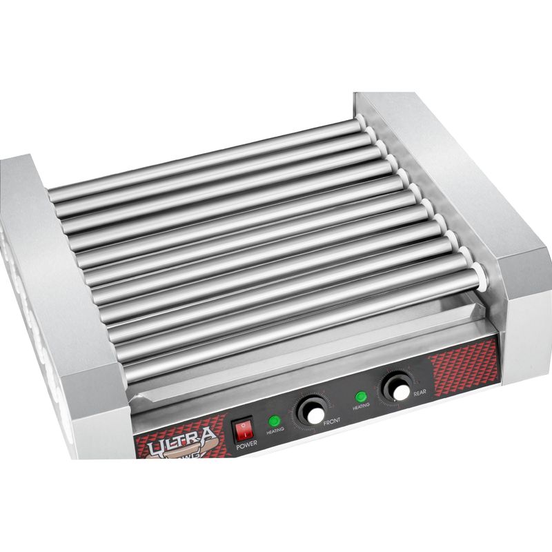 Great Northern Popcorn Commercial 30 Hot Dog 11 Roller Grilling Machine 1650W