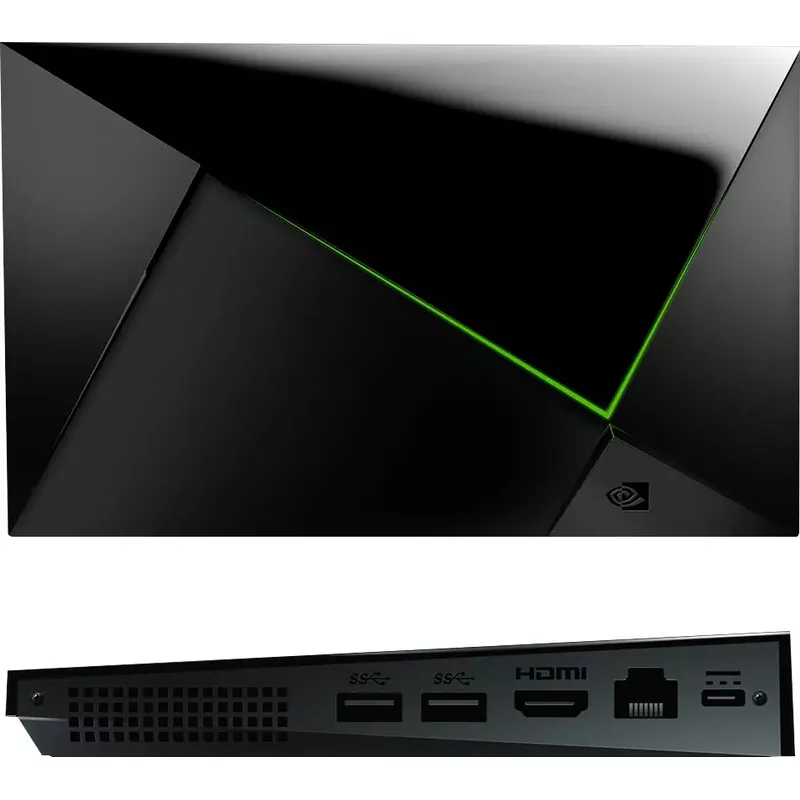 NVIDIA - SHIELD Android TV Pro - 16GB - 4K HDR Streaming Media Player with Google Assistant and GeForce NOW - Black