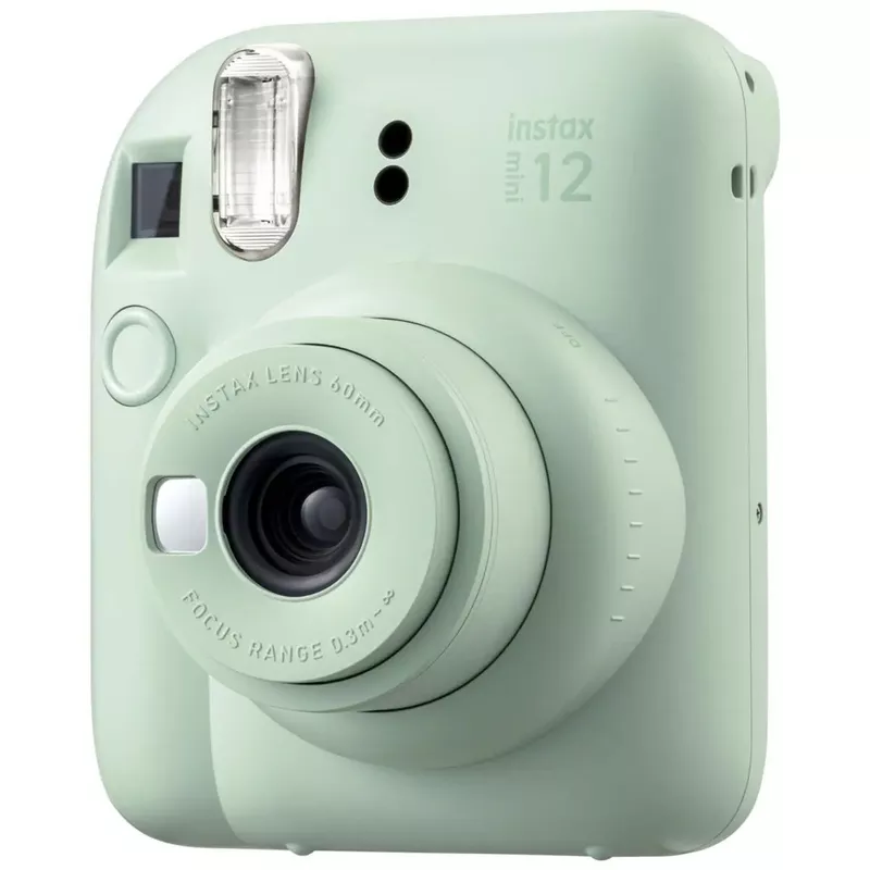 Fujifilm Instax Mini 12 Instant Film Camera, Mint Green, Bundle with Accessory Kit and 2x Twin Pack Daylight Film