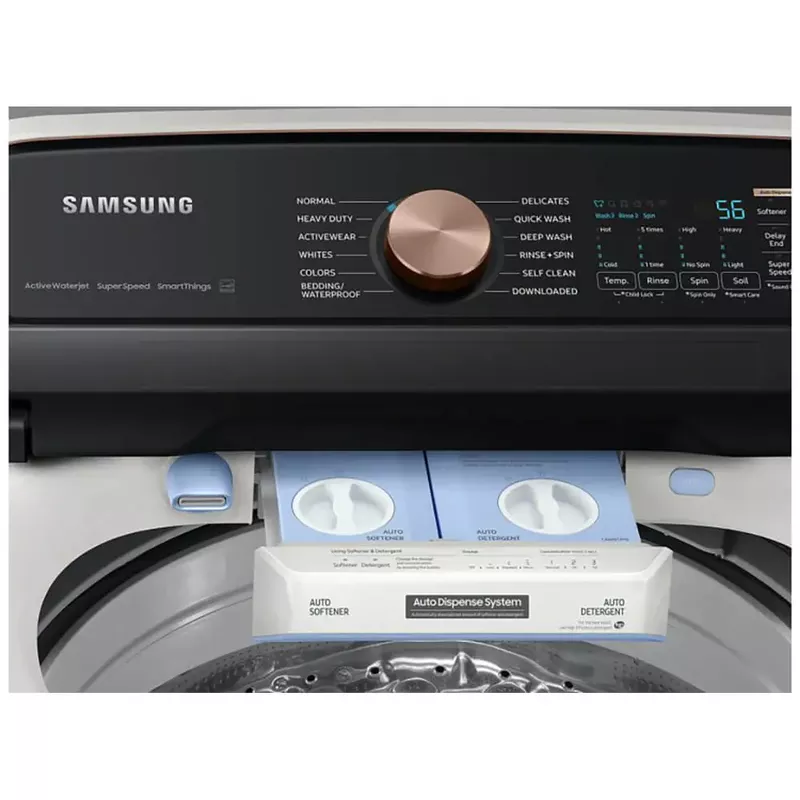 Samsung 5.5 Cu. Ft. Ivory Smart Top Load Washer