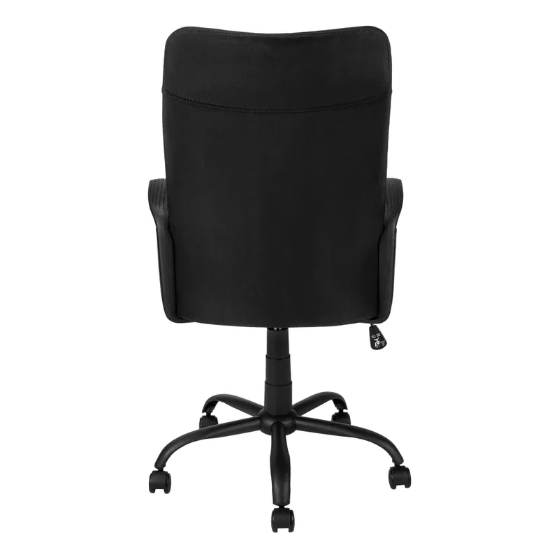 Office Chair/ Adjustable Height/ Swivel/ Ergonomic/ Armrests/ Computer Desk/ Work/ Metal/ Mesh/ Black/ Contemporary/ Modern