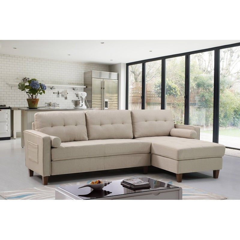 Weatherall Tufted Sectional - Beige