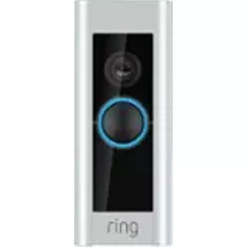 Ring - Video Doorbell Pro Smart Wi-Fi - Wired - Satin Nickel