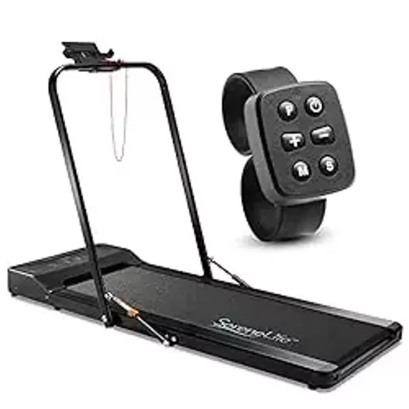 SereneLife Folding Treadmill Exercise Running Machine - Electric Motorized Running Exercise Equipment w/ 16 Pre-Set Program, Manual Incline, Bluetooth Music Support - Home Gym/Office SLFTRD80.5