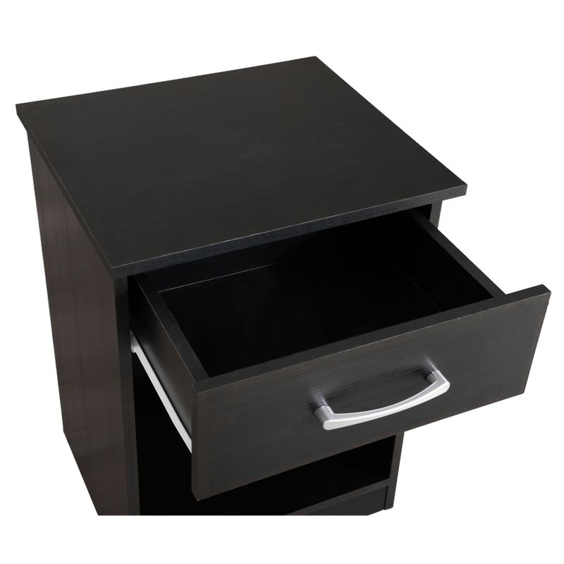 Lindsey 1-drawer Nightstand - Grey