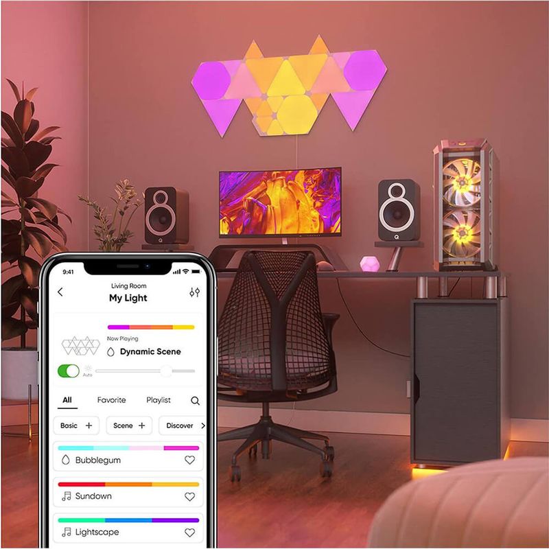 nanoleaf Shapes - Mini Triangle Smarter Kit 