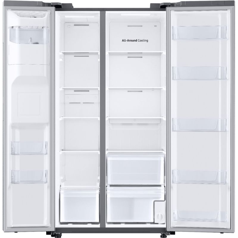 Alt View Zoom 1. Samsung - 22 Cu. Ft. Side-by-Side Counter-Depth Refrigerator - Stainless steel