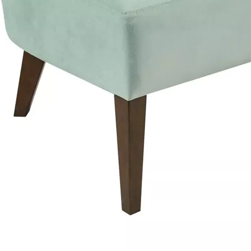 Seafoam Grafton Upholstered Armless Accent Lounge chair