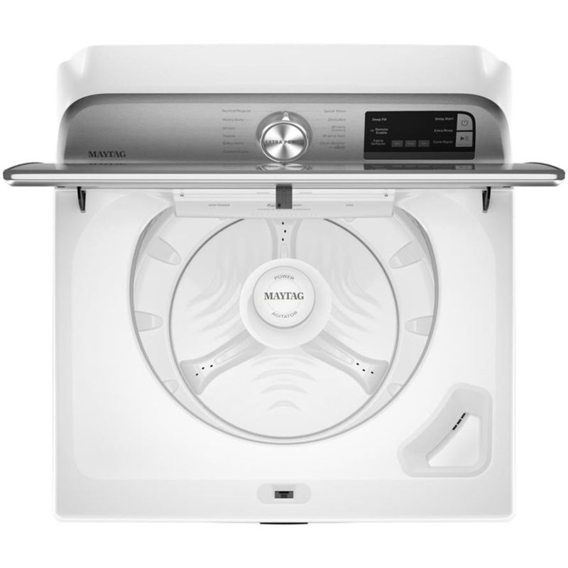 Alt View Zoom 2. Maytag - 4.7 Cu. Ft. Smart Top Load Washer with Extra Power Button - White