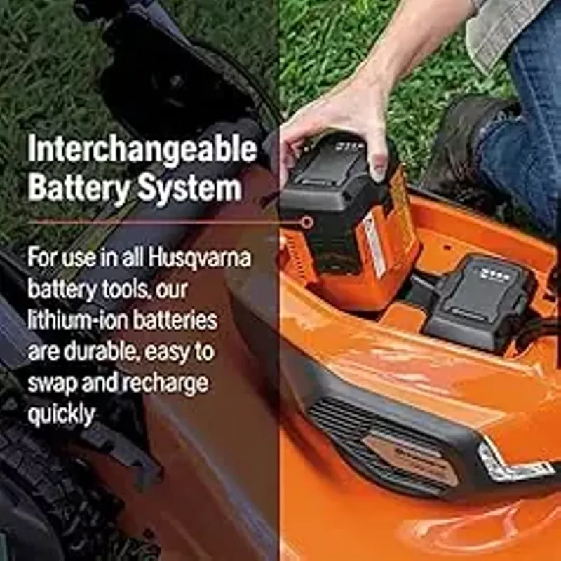 Husqvarna Lawn Xpert LE-322 Battery Powered Self Propelled Lawn Mower with Brushless Motor, Electric Lawn Mower for Small Yards (1/4-1/2 Acre), 40V Lithium-Ion Battery and Charger Included