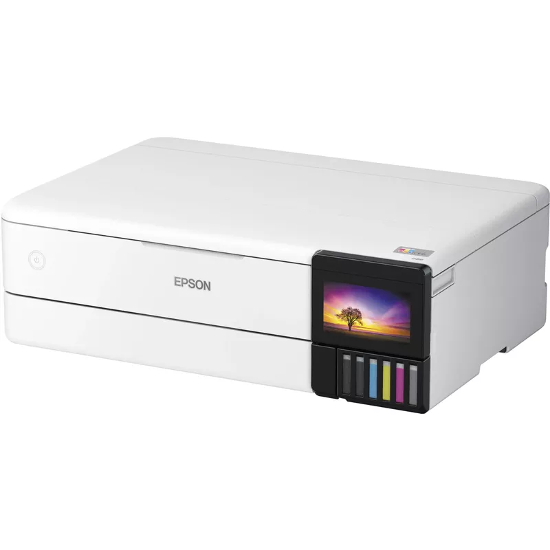 Epson - EcoTank Photo ET-8550 All-in-One Wide-format Supertank Printer - White