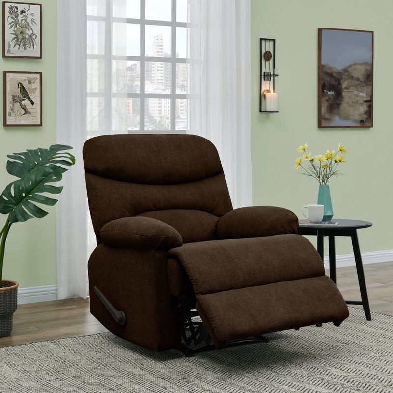 Copper Grove Herentals Chocolate Brown Chenille Wall Hugger Recliner Chair