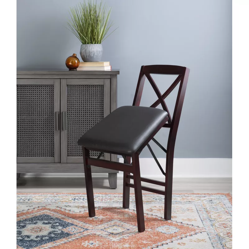 Eldridge X Back Folding Chair Set Of Two