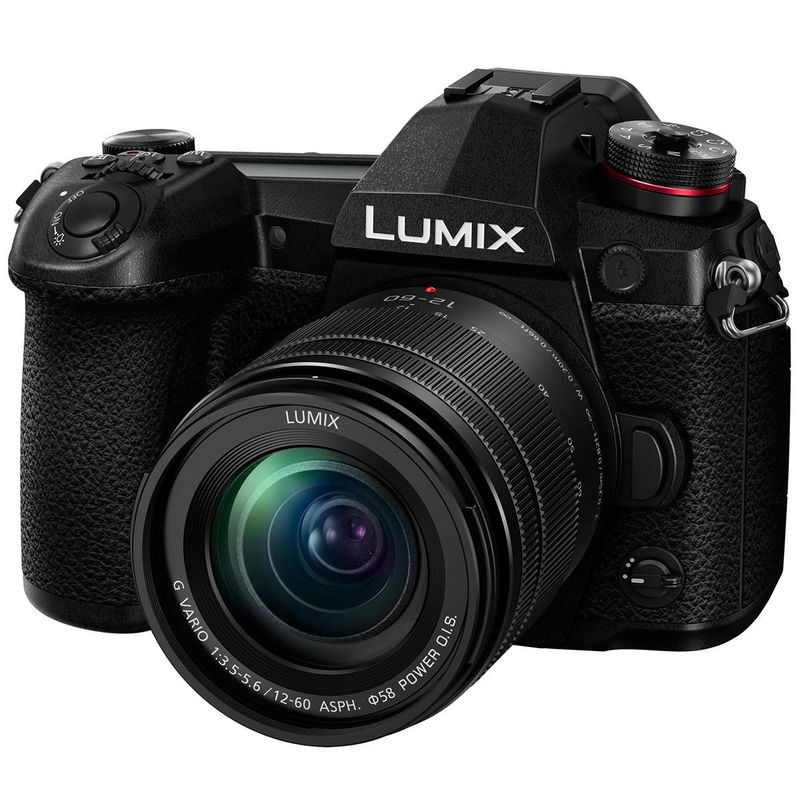 Panasonic Lumix G9 Mirrorless Camera with Lumix G Vario 12-60mm f/3.5-5.6 Aspherical Power O.I.S. Lens