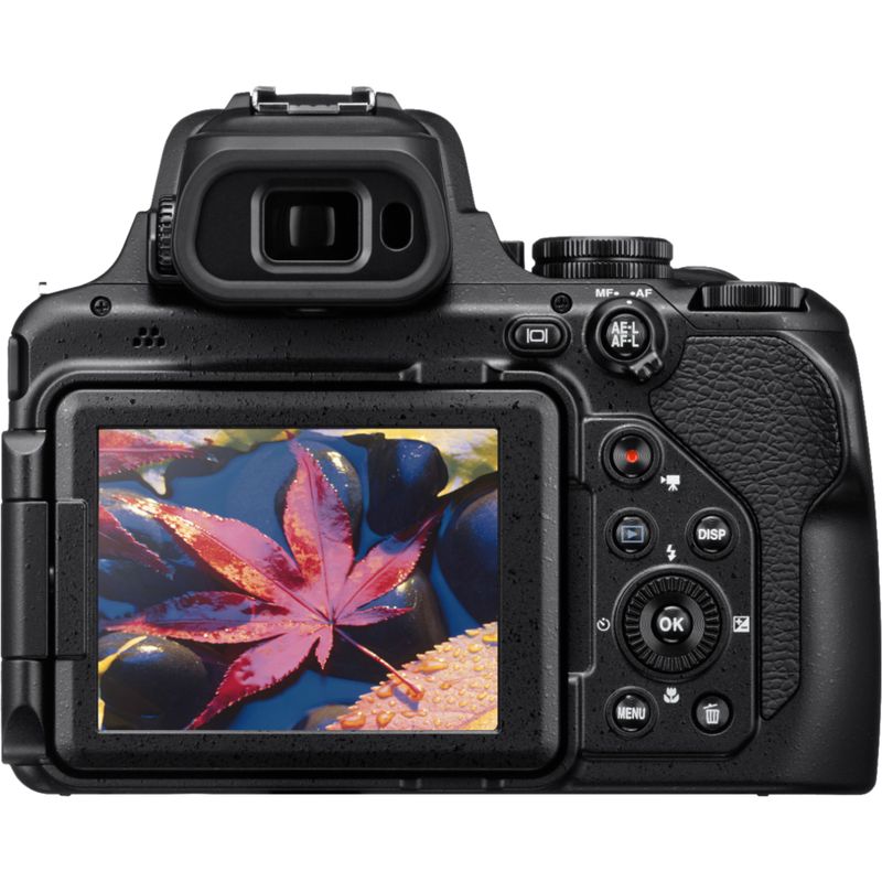 Back Zoom. Nikon - COOLPIX P1000 16.0-Megapixel Digital Camera - Black