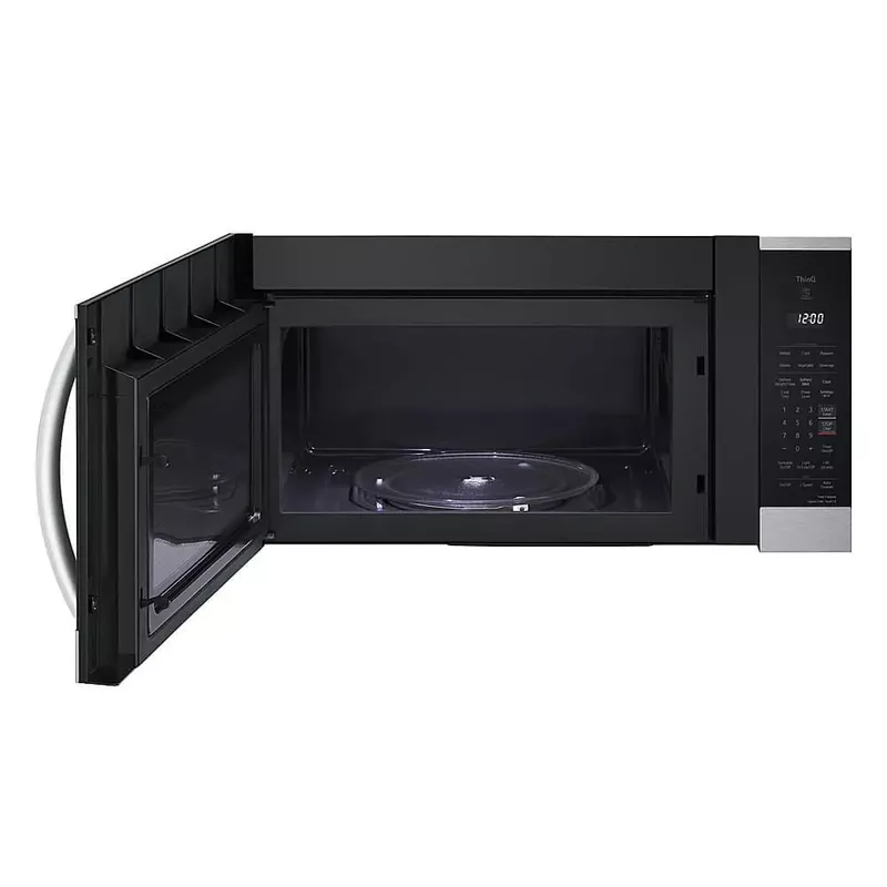 LG - 1.8 Cu. Ft. Over-the-Range Smart Microwave with Sensor Cooking and EasyClean - Stainless Steel