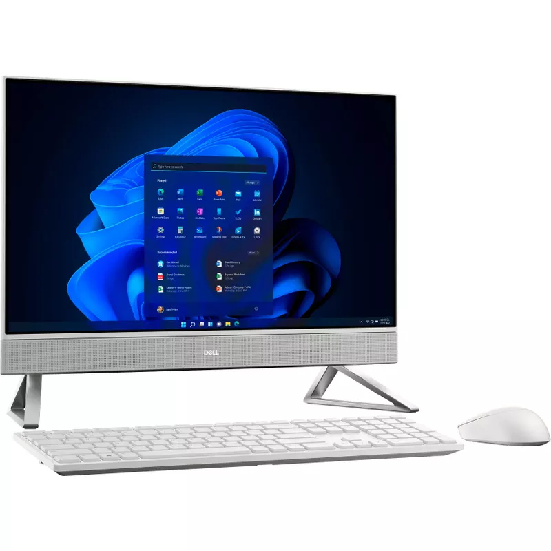 Dell - Inspiron 24" Touch screen All-In-One Desktop - AMD Ryzen 5 - 12GB Memory - 256GB SSD + 1TB HDD - Pearl White