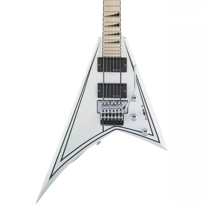 Jackson X Series Rhoads RRX24M Electric Guitar. Maple FB, Snow White with Black Pinstripes