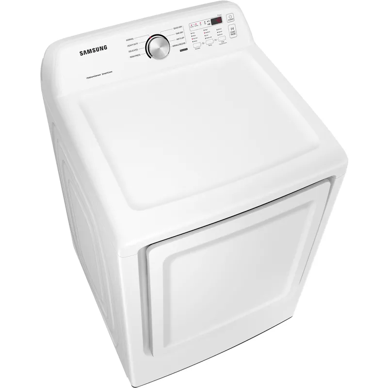 Samsung - 7.2 Cu. Ft. Electric Dryer with Sensor Dry - White