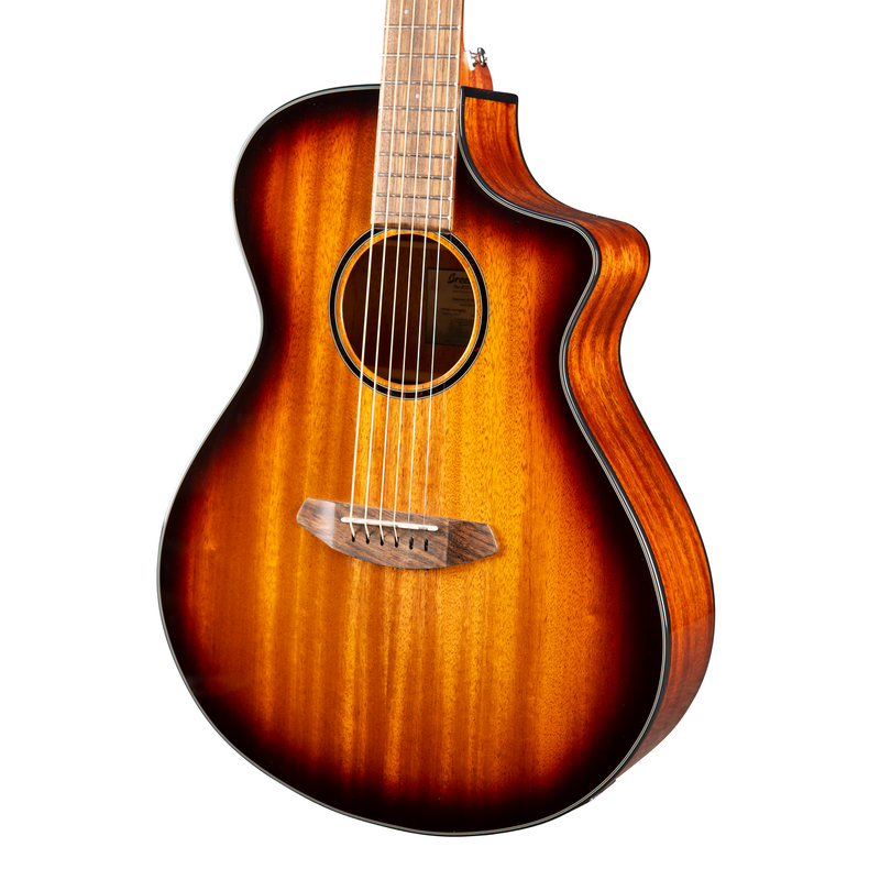 Breedlove Discovery S Concert Edgeburst CE Acoustic Electric Guitar. African Mahogany-African Mahogany