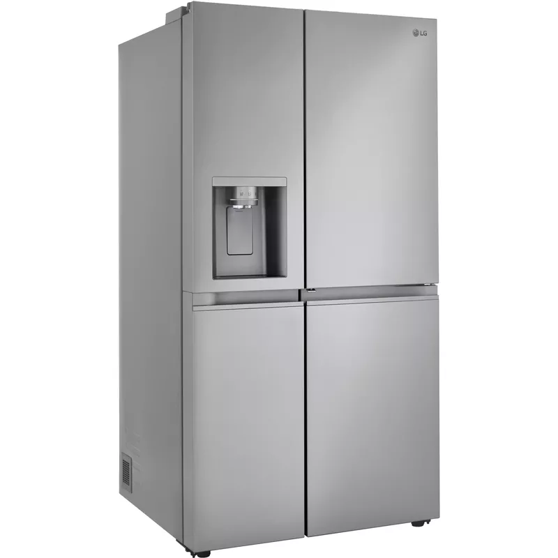 LG - 27.12 Cu. Ft. Door-in-Door Side-by-Side Refrigerator with SpacePlus Ice System - Stainless Steel