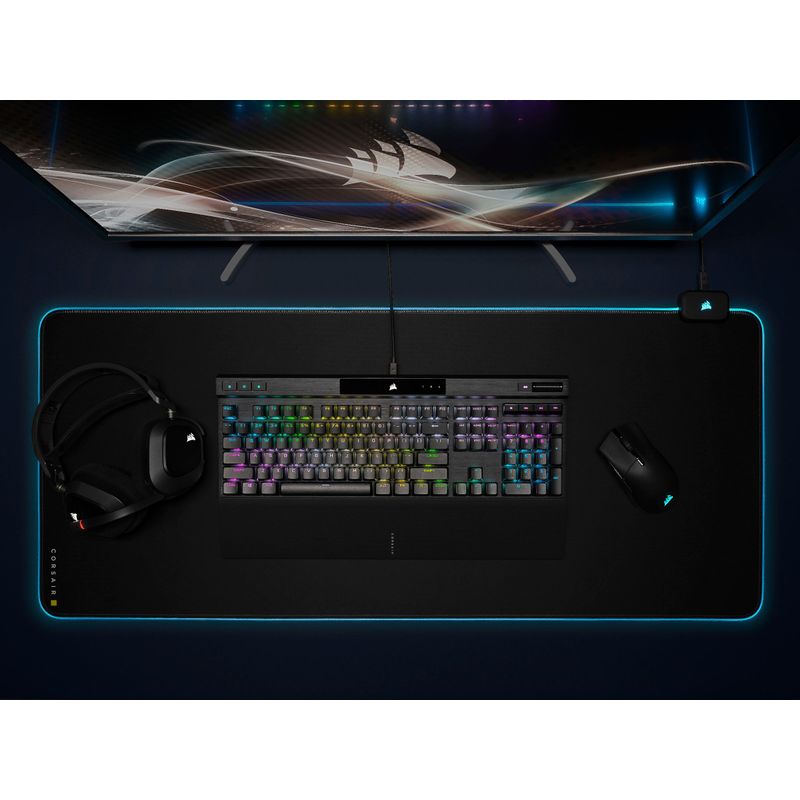 Alt View Zoom 18. CORSAIR - K70 RGB PRO Full-size Wired Mechanical Cherry MX Speed Linear Switch Gaming Keyboard with PBT Double-Shot Keycap
