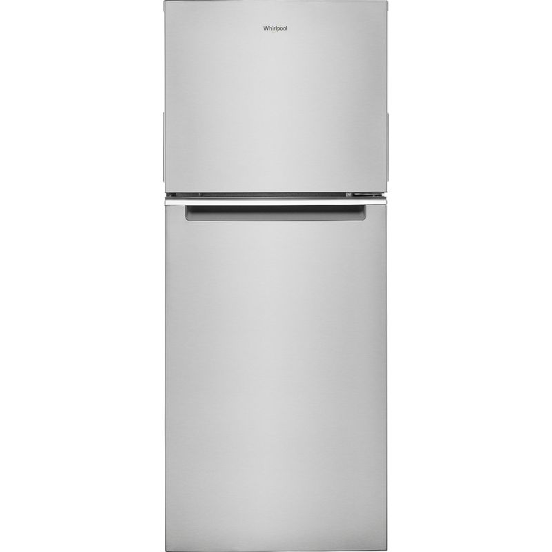 Front Zoom. Whirlpool - 11.6 Cu. Ft. Top-Freezer Counter-Depth Refrigerator - Stainless steel
