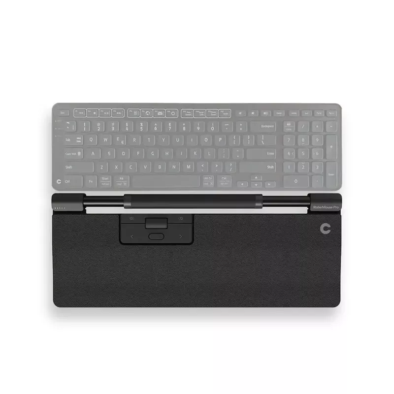 Contour Design Wired RollerMouse Pro with Vegan Leather Wrist Rest - Regular