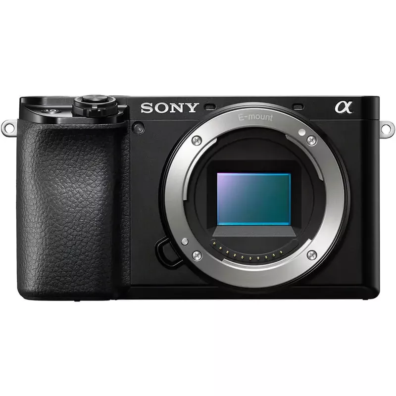 Sony - Alpha 6100 Mirrorless Camera 2-Lens Kit with E PZ 16-50mm and E 55-210mm Lenses - Black