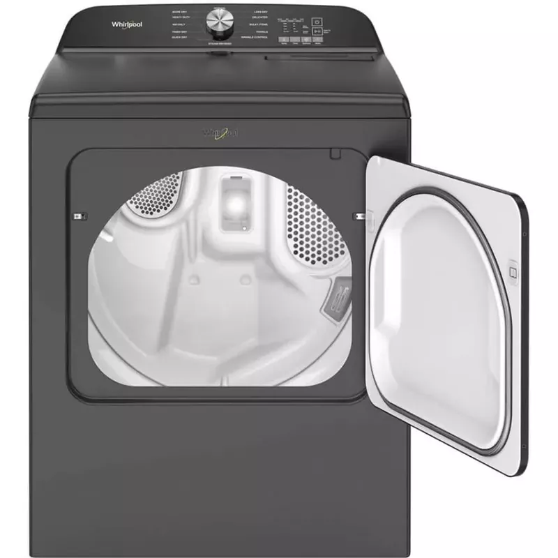Whirlpool 7.0 Cu. Ft. Volcano Black Front Load Electric Dryer