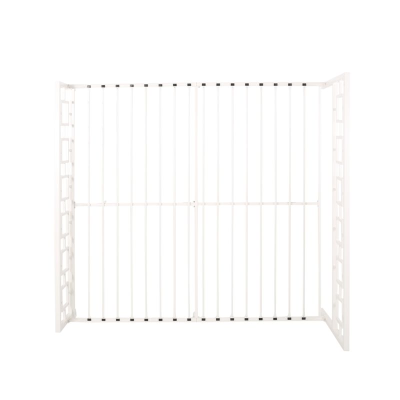 Claudia Modern King Bed Frame by Christopher Knight Home - White