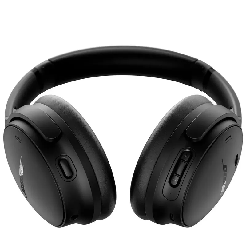 Bose QuietComfort Wireless Noise Cancelling Over-Ear Headphones, White Smoke With Power Bank