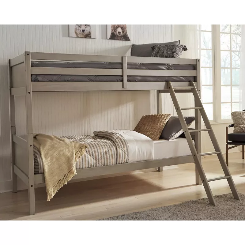 Lettner Twin/Twin Bunk Bed w/Ladder