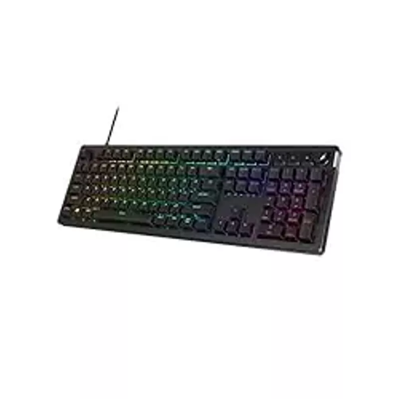 HyperX Alloy Rise - Hot-Swappable Mechanical Gaming Keyboard, PC, Ambient Light Sensor, Gasket Mounted, Linear Switches