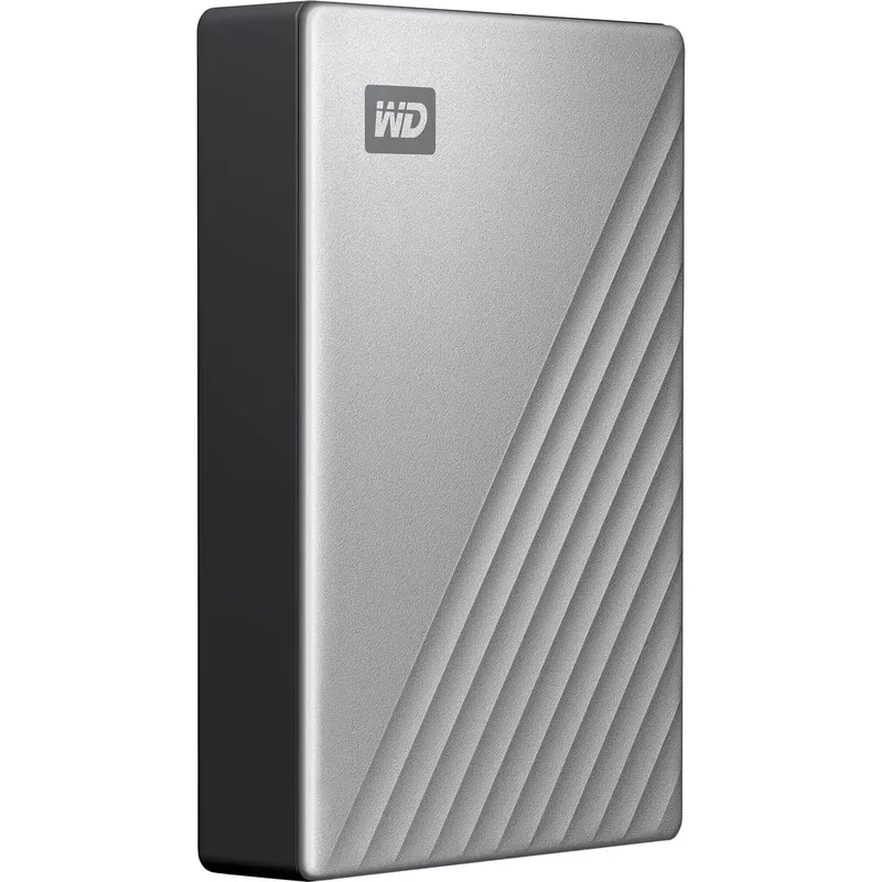 WD - My Passport Ultra 4TB External USB 3.0 Portable Hard Drive - Silver