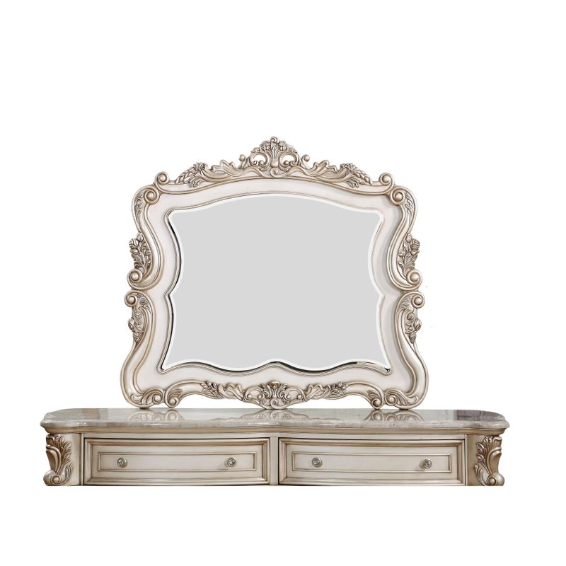 ACME Gorsedd Mirror , Antique White