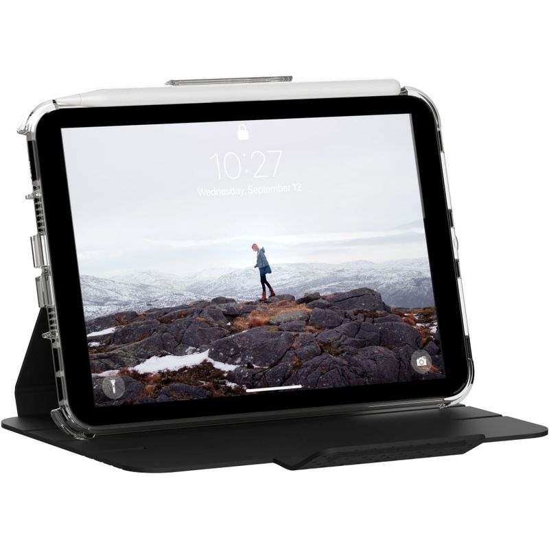 Alt View Zoom 16. UAG - Lucent Case for Apple iPad mini (Latest Model 6th Generation 2021) - Black